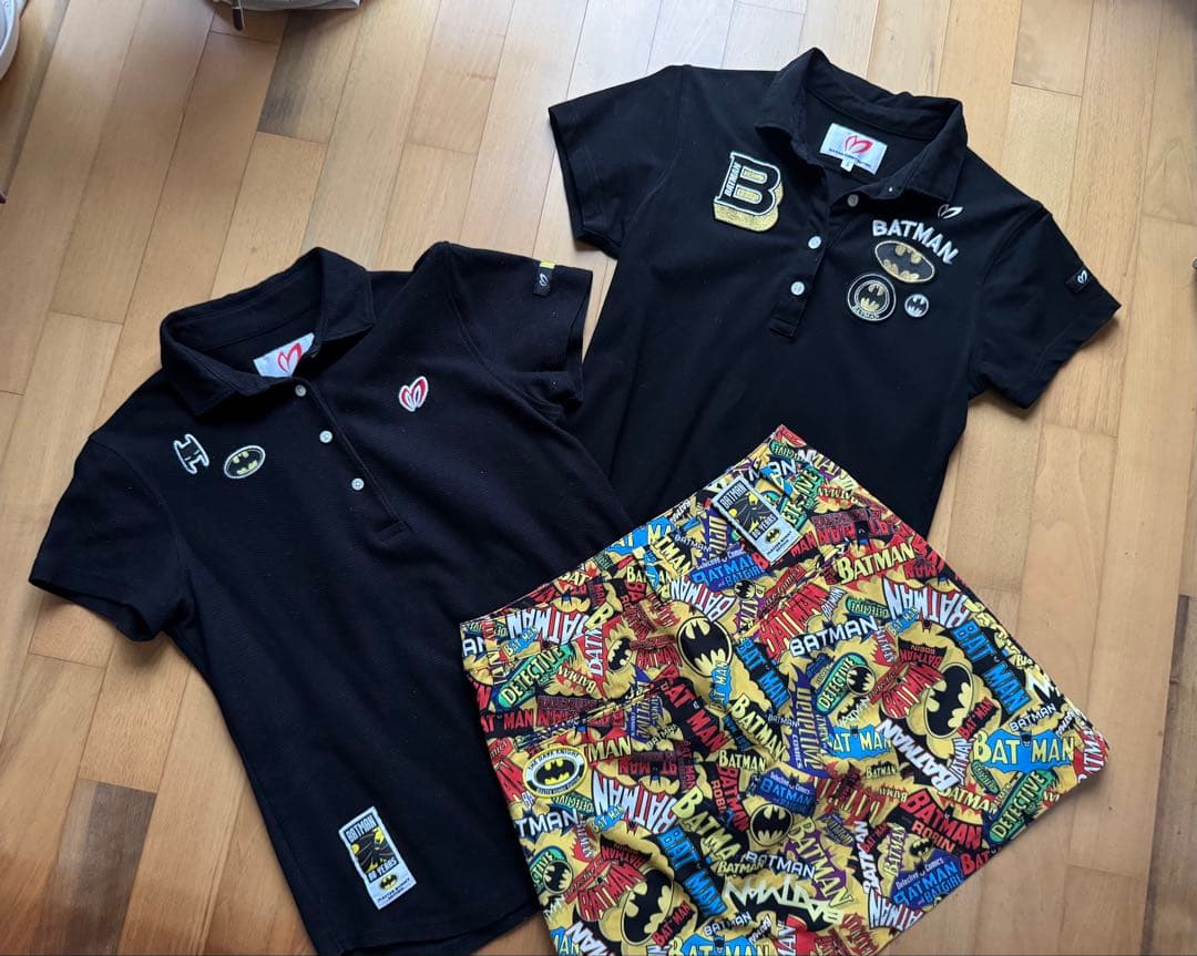 バットマン ポロシャツ 2枚＆スカートセット