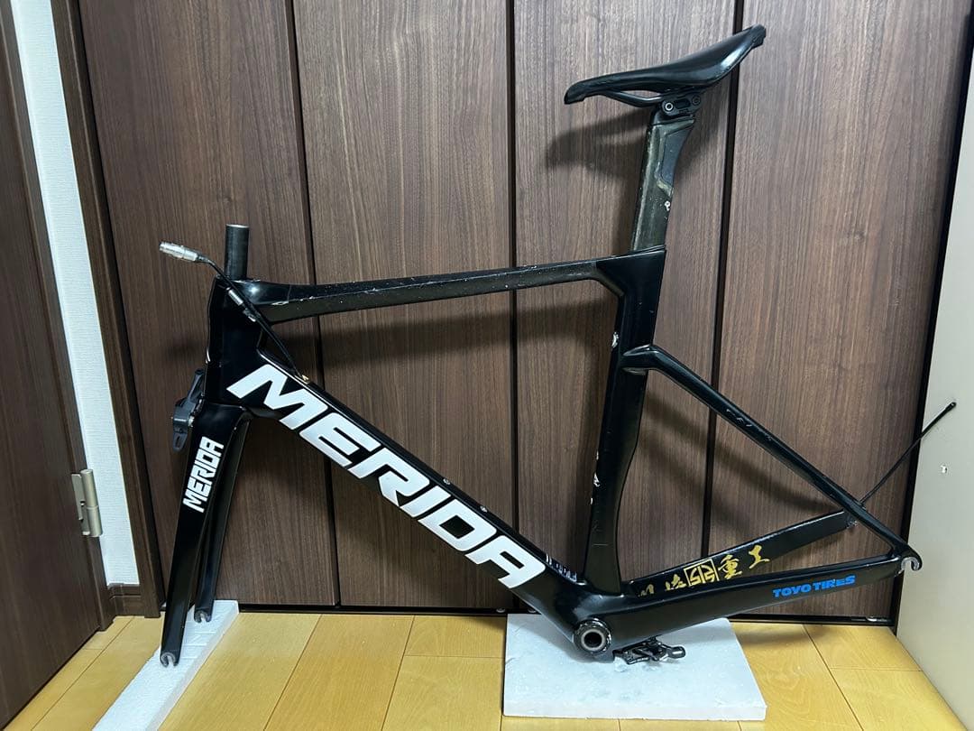 MERIDA React4000 フレーム・クランクその他クラック　パーツ取り