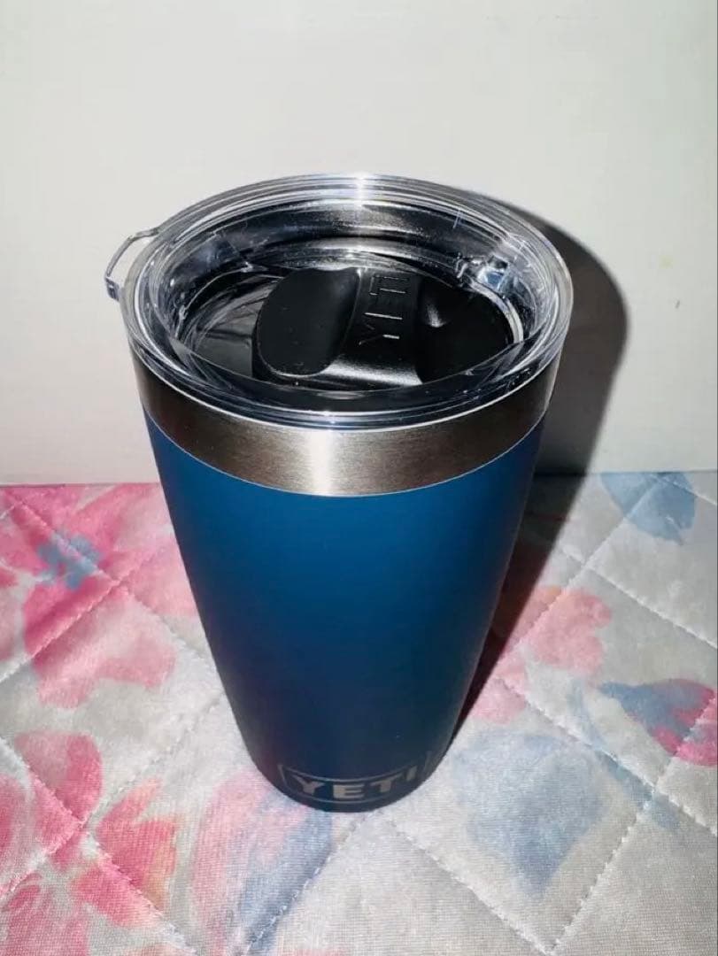 YETI 青 ステンレス マグカップ 約355ml