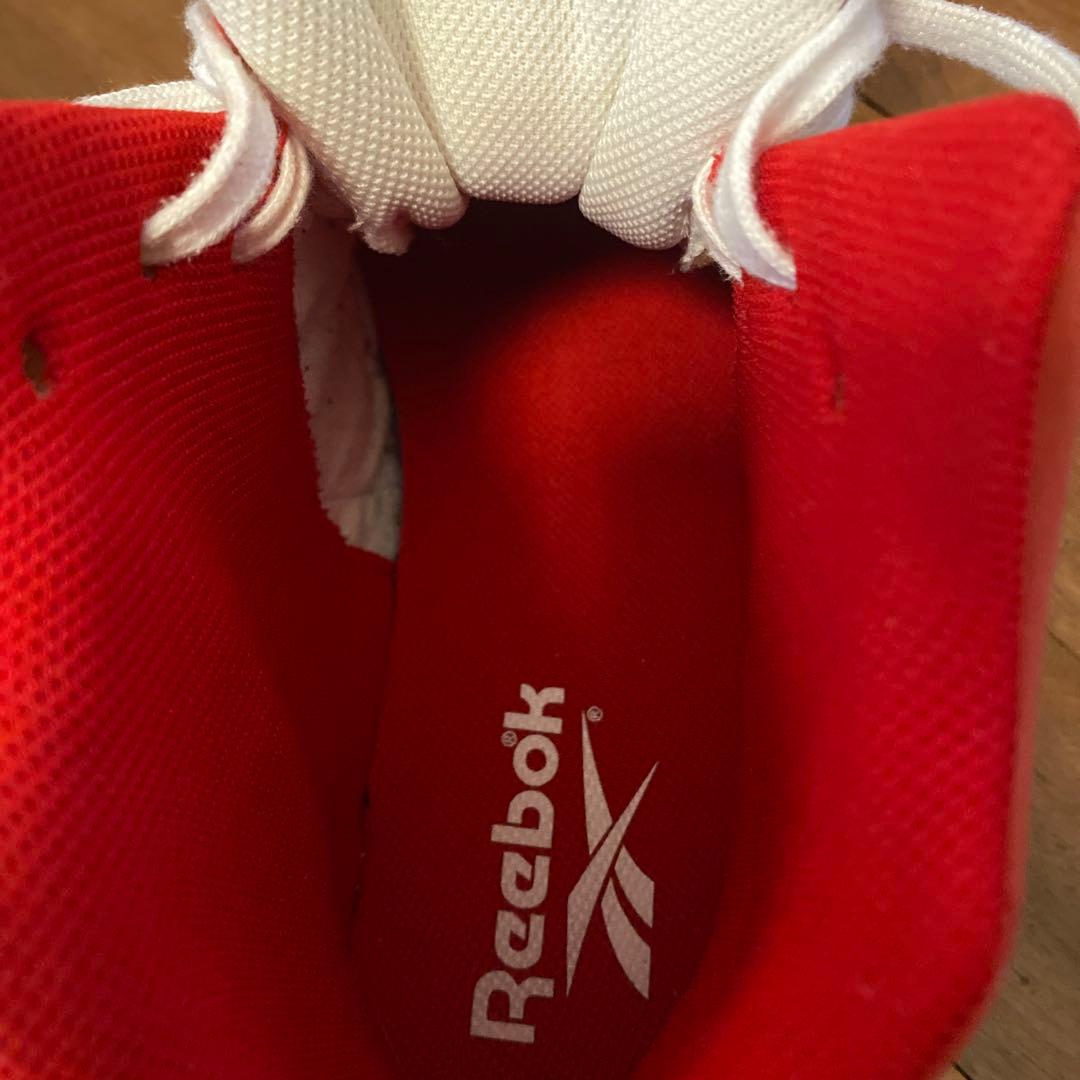 Reebok 赤白 ハイカット カミカゼ2 バスケットシューズ