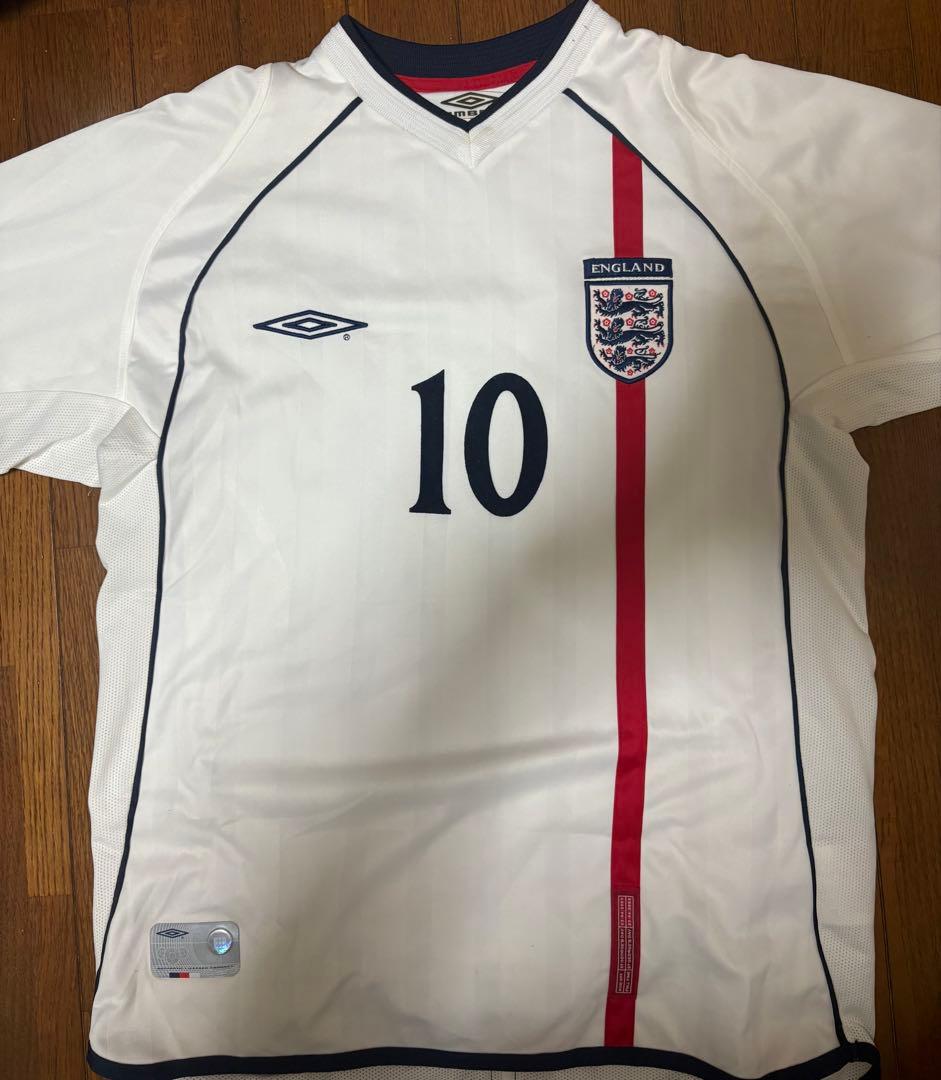 超希少 マイケル・オーウェン イングランド代表 2002Umbro ユニフォーム