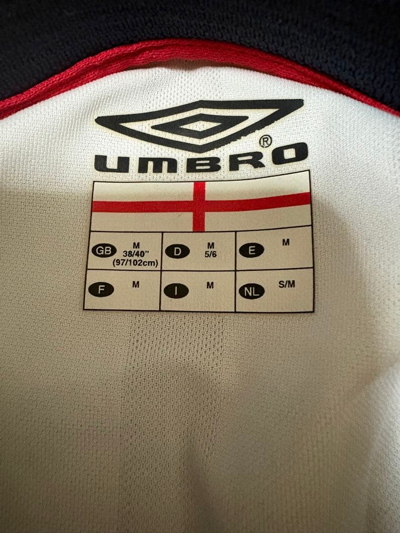 超希少 マイケル・オーウェン イングランド代表 2002Umbro ユニフォーム