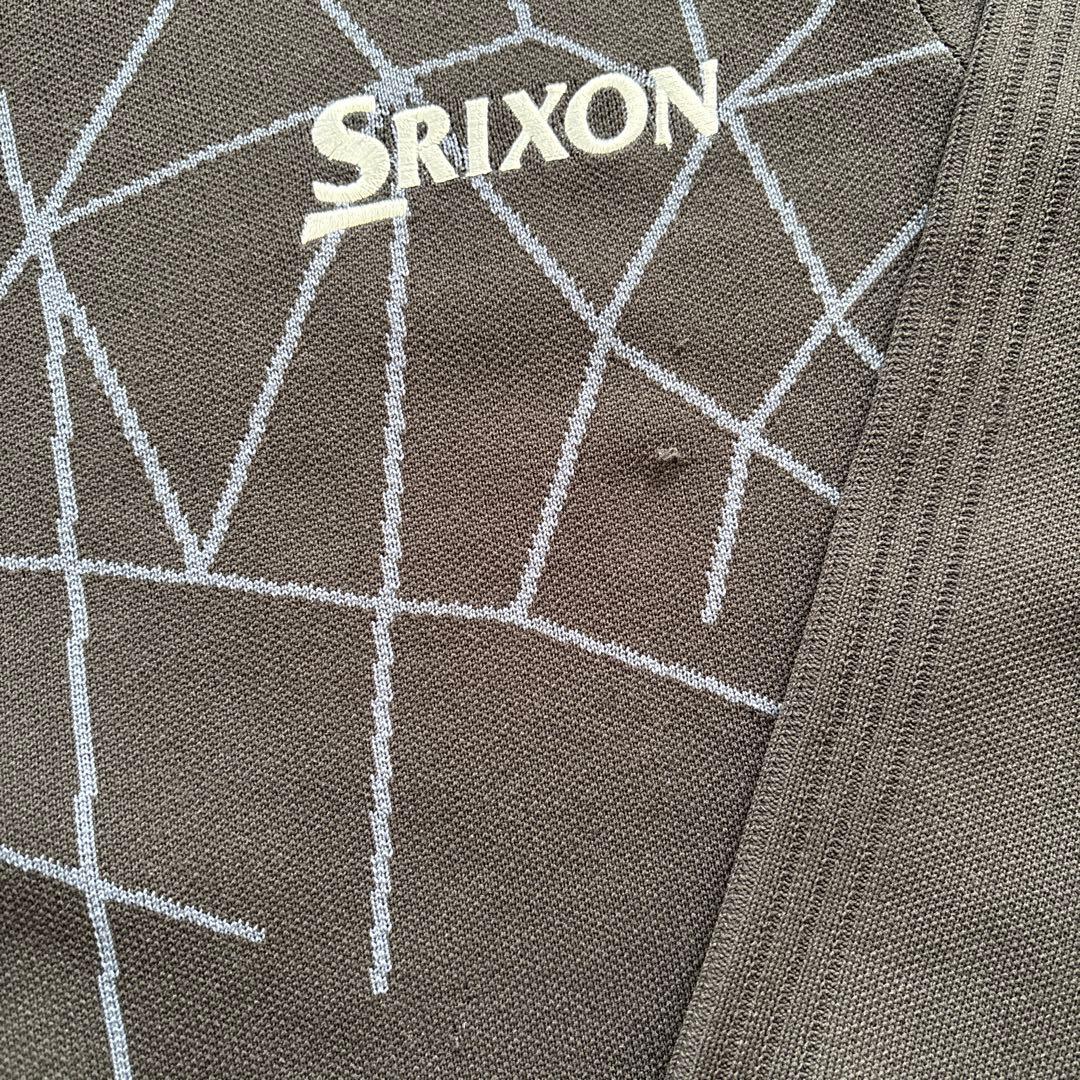 SRIXON レクサス　幾何学模様　薄手ニット　LLサイズ