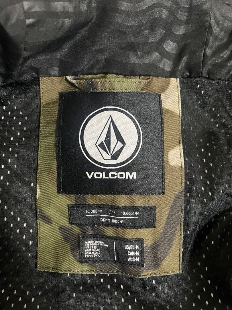 VOLCOM カモフラージュ 迷彩 スノー ウェア M スキー スノーボード