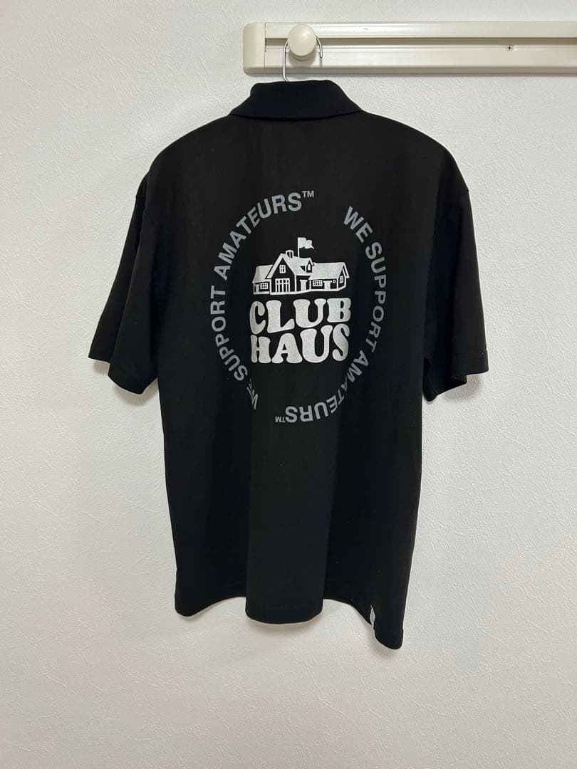 CLUB HAUS 黒ポロシャツ