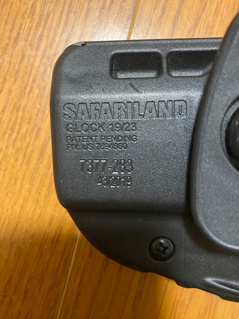 実物Safariland グロック19用パドルホルスター 右利き用
