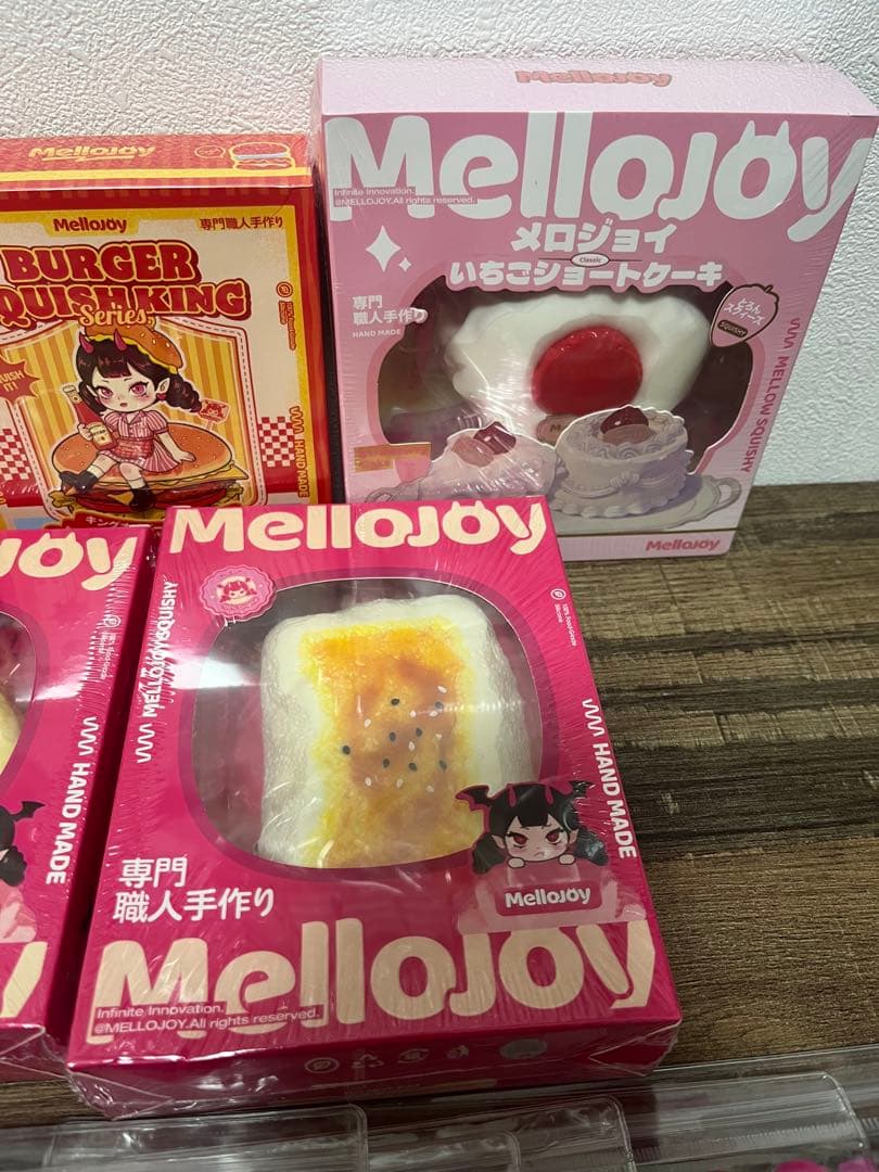 メロジョイ 焼き餅 ひなあられスフレ　ピザ　ケーキ　ハンバーガー　5個セット