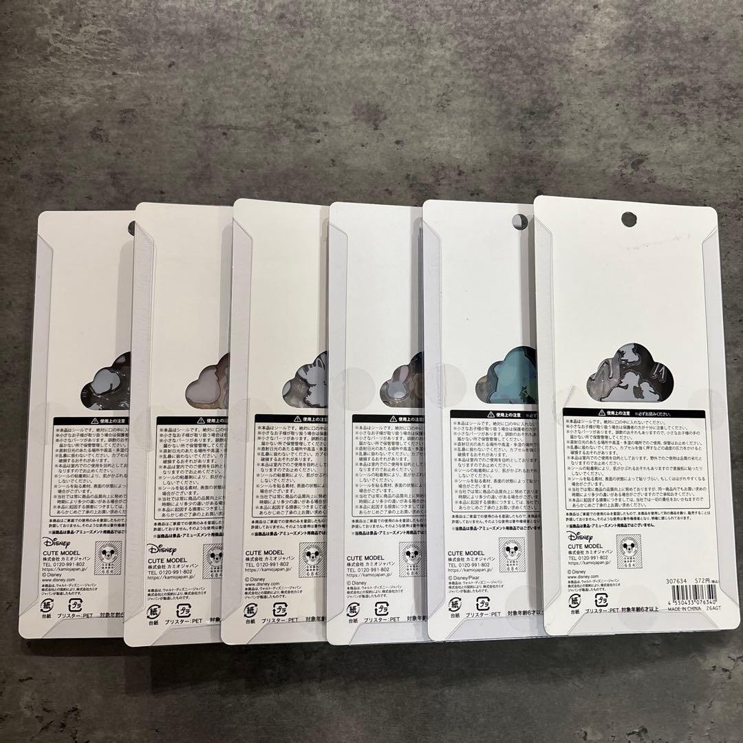 【正規品】プチドロップステッカーディズニー6種セット
