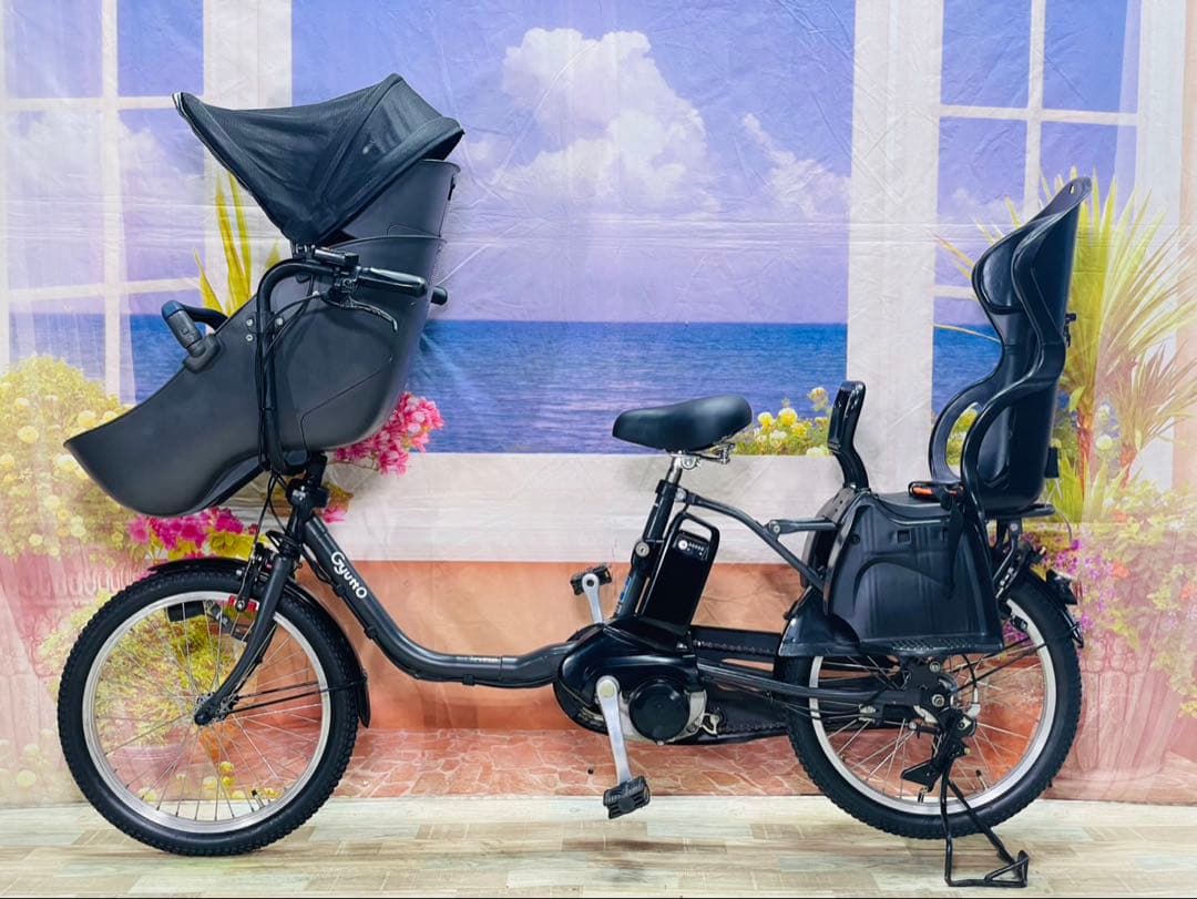 2019年！ギュットクルームDX16AH！⭐️子供乗せ電動アシスト自転車Y3529