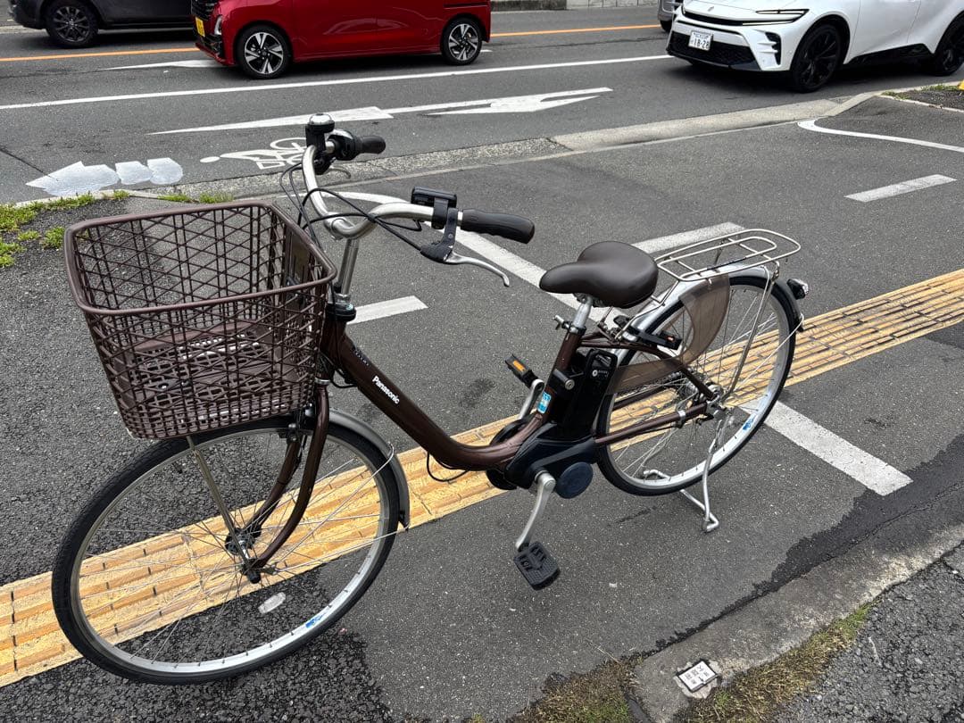 004中古 Panasonic電動アシスト自転車　12Ah 大阪