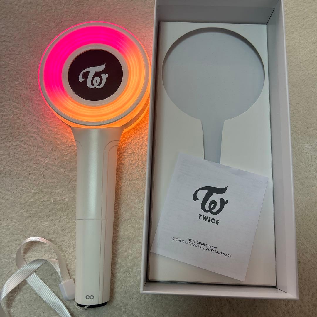 TWICE ペンライト ホワイト ピンク