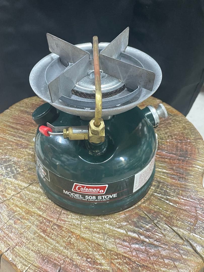 【中古動作確認済】Coleman 508 シングルバーナーコンロ＋【ケース付】