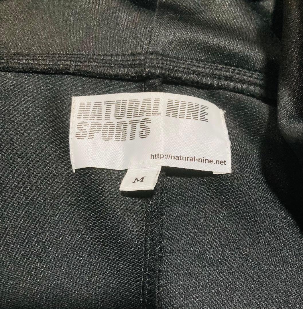 Natural nine セットアップ　ブラック　M バックロゴ有り