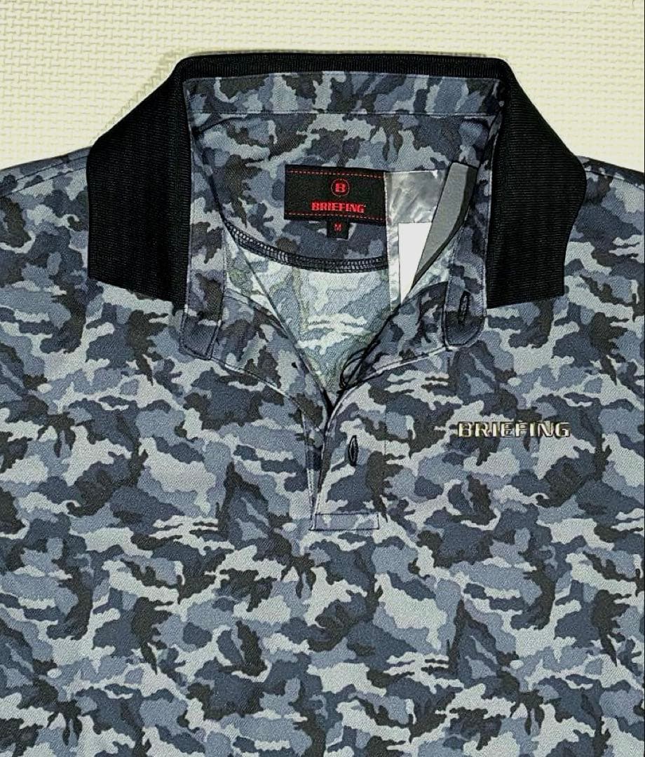 BRIEFING GOLF MS CAMO PRINT POLO（BLK／M）