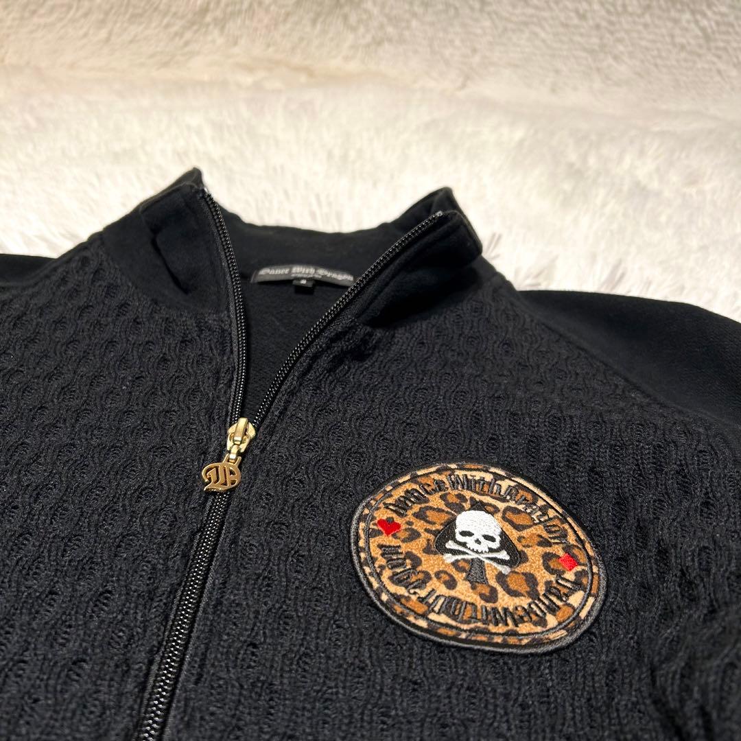 美品✨】Dance With Dragon 2 ジップアップ ニット　切り替え