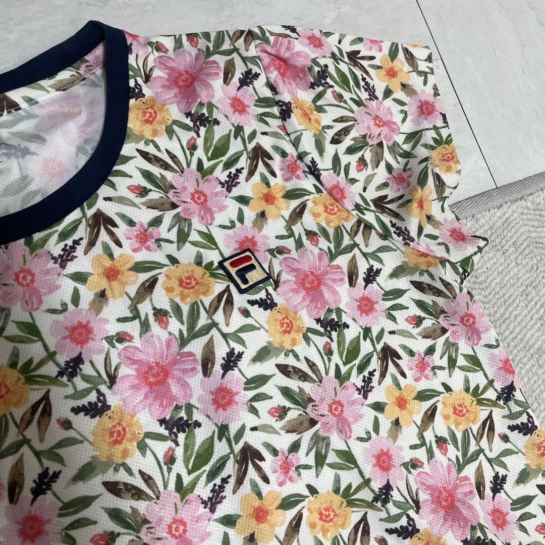 FILA 花柄 フレアスカート テニスウェア