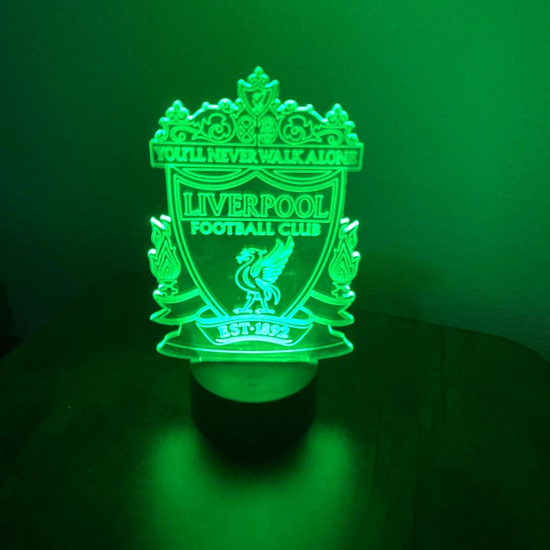 Liverpool リバプールFC LEDライト ロゴプレート
