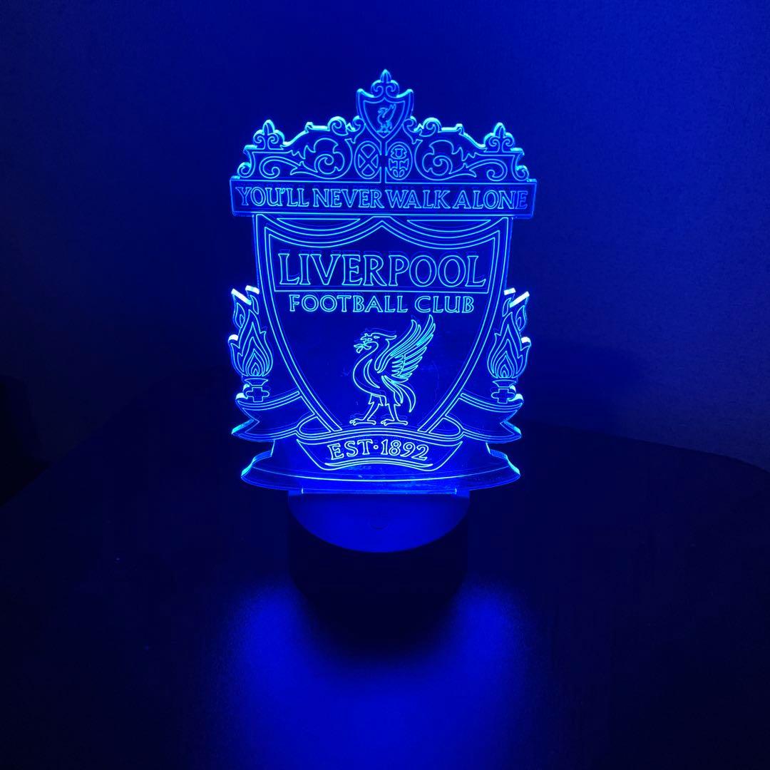 Liverpool リバプールFC LEDライト ロゴプレート