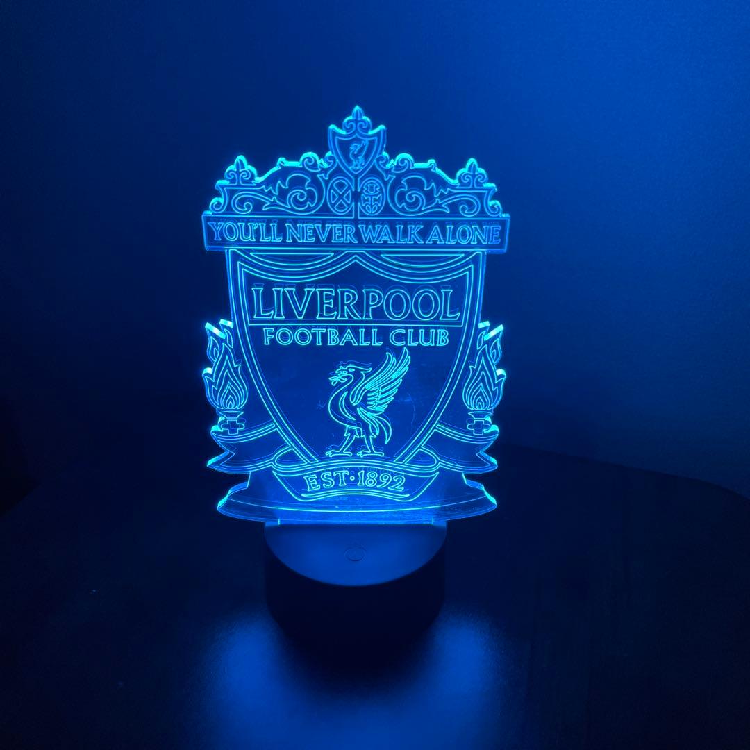 Liverpool リバプールFC LEDライト ロゴプレート