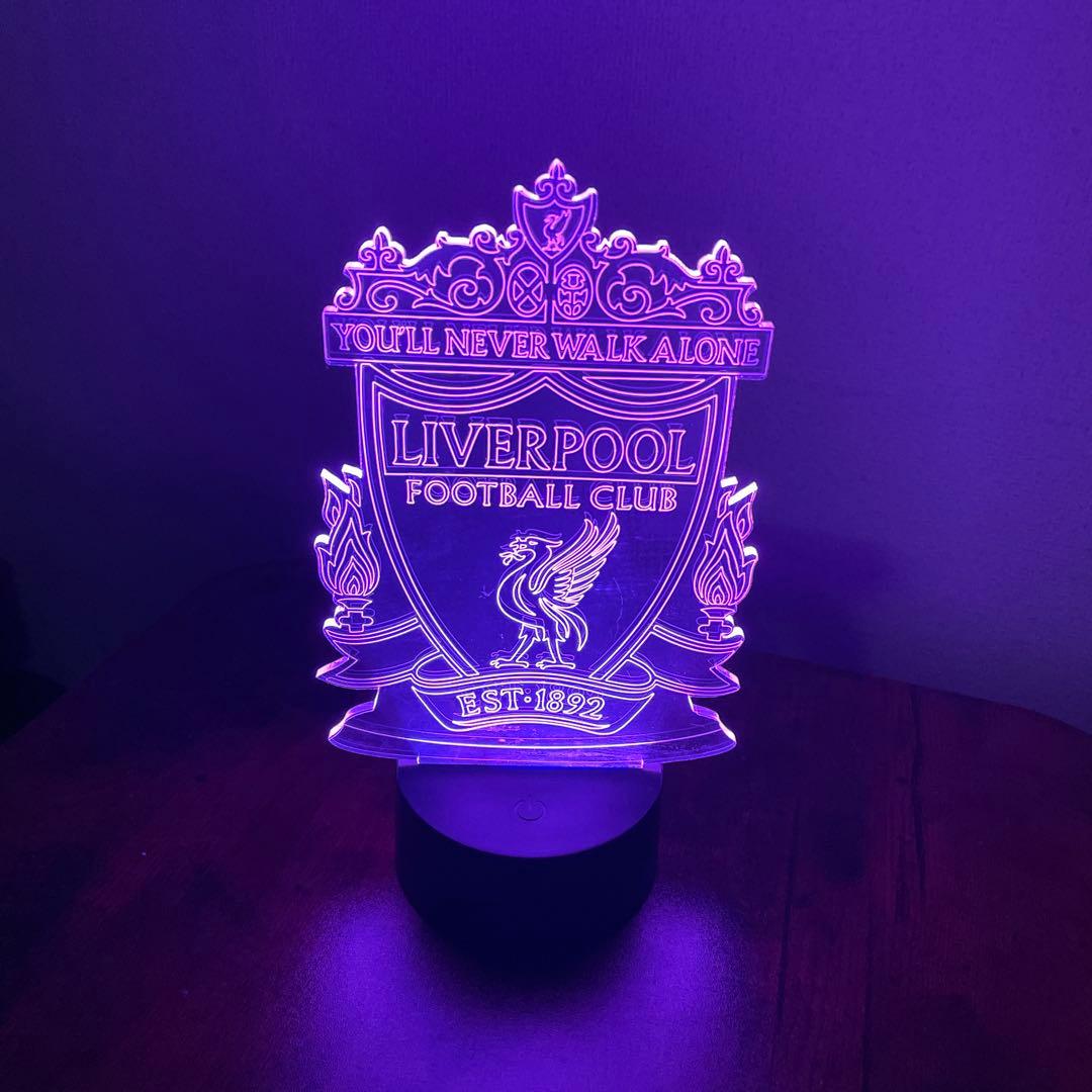 Liverpool リバプールFC LEDライト ロゴプレート
