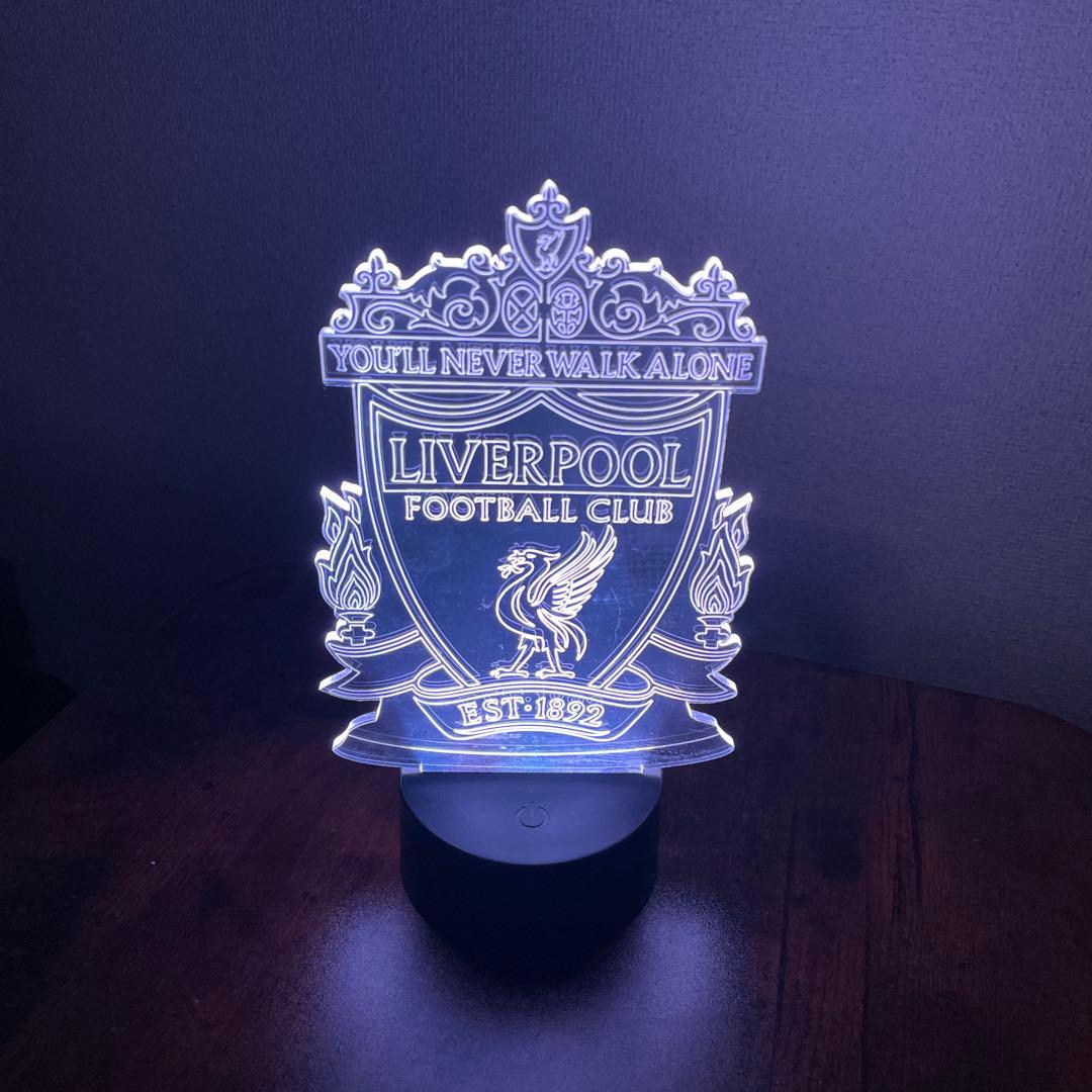 Liverpool リバプールFC LEDライト ロゴプレート