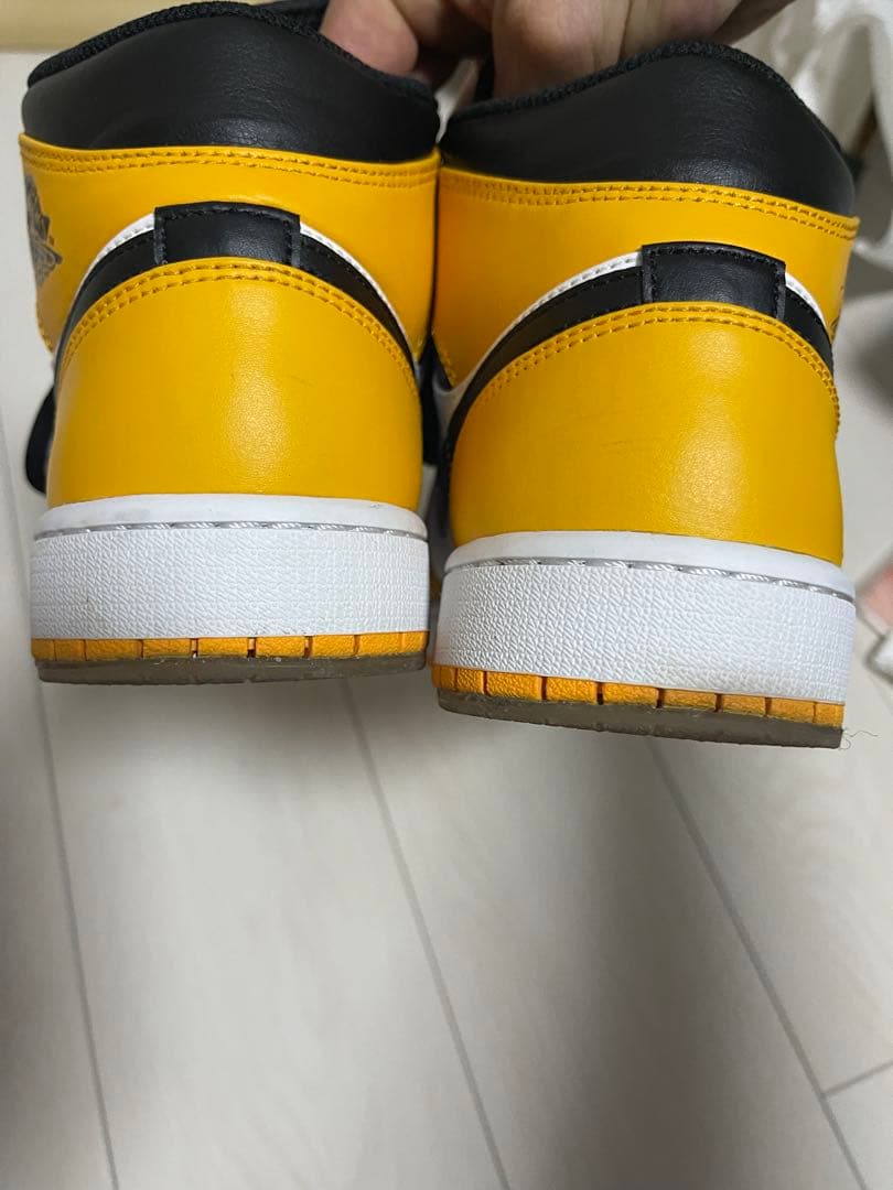 NIKEナイキ　Air Jordan 1 イエロー/ブラック　TAXI