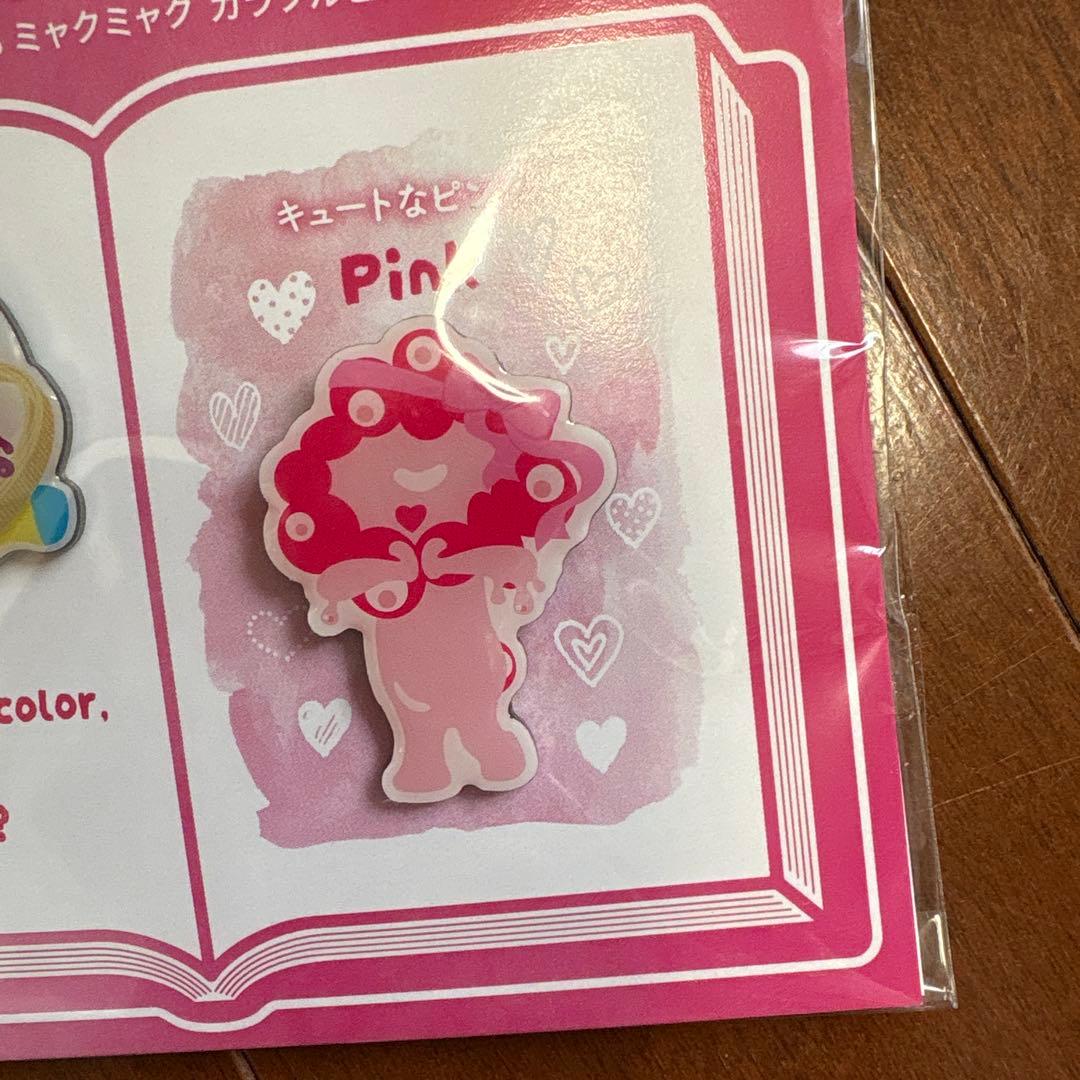 大阪関西万博　ミャクミャク　カラフルピンバッジ　2個セット ピンク　レア　新品