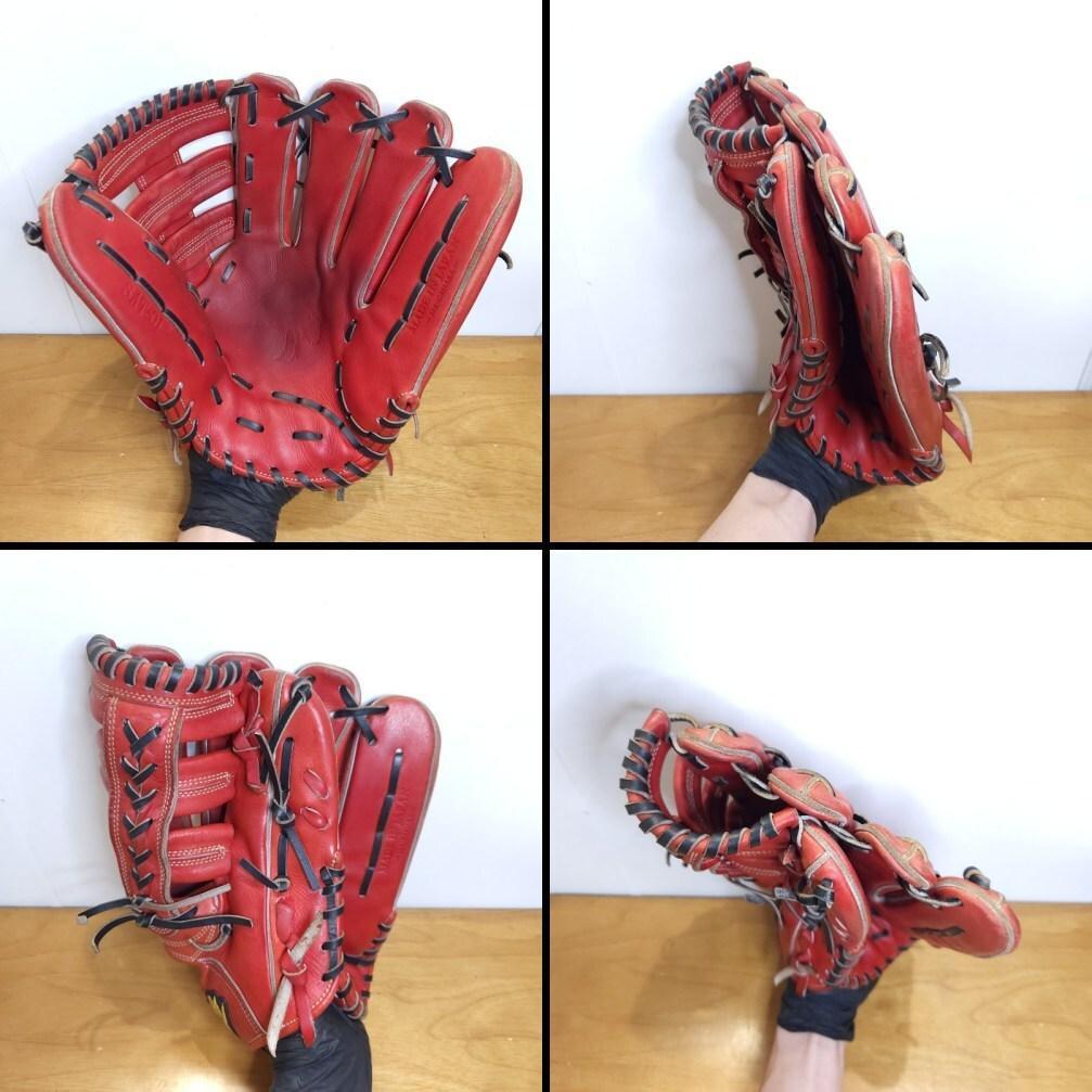 ラグデリオン 日本製 関ケ原発 小指二本入れ 良型 良品 外野用 硬式グローブ