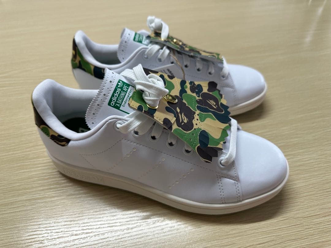 【 BAPE X ADIDAS GOLF 】STAN SMITH G BAPE