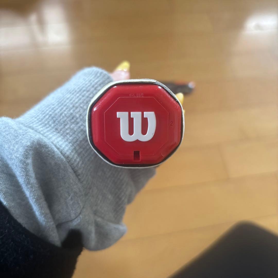 Wilson 硬式テニスラケット BURN 95グリップ2オレンジ/黒