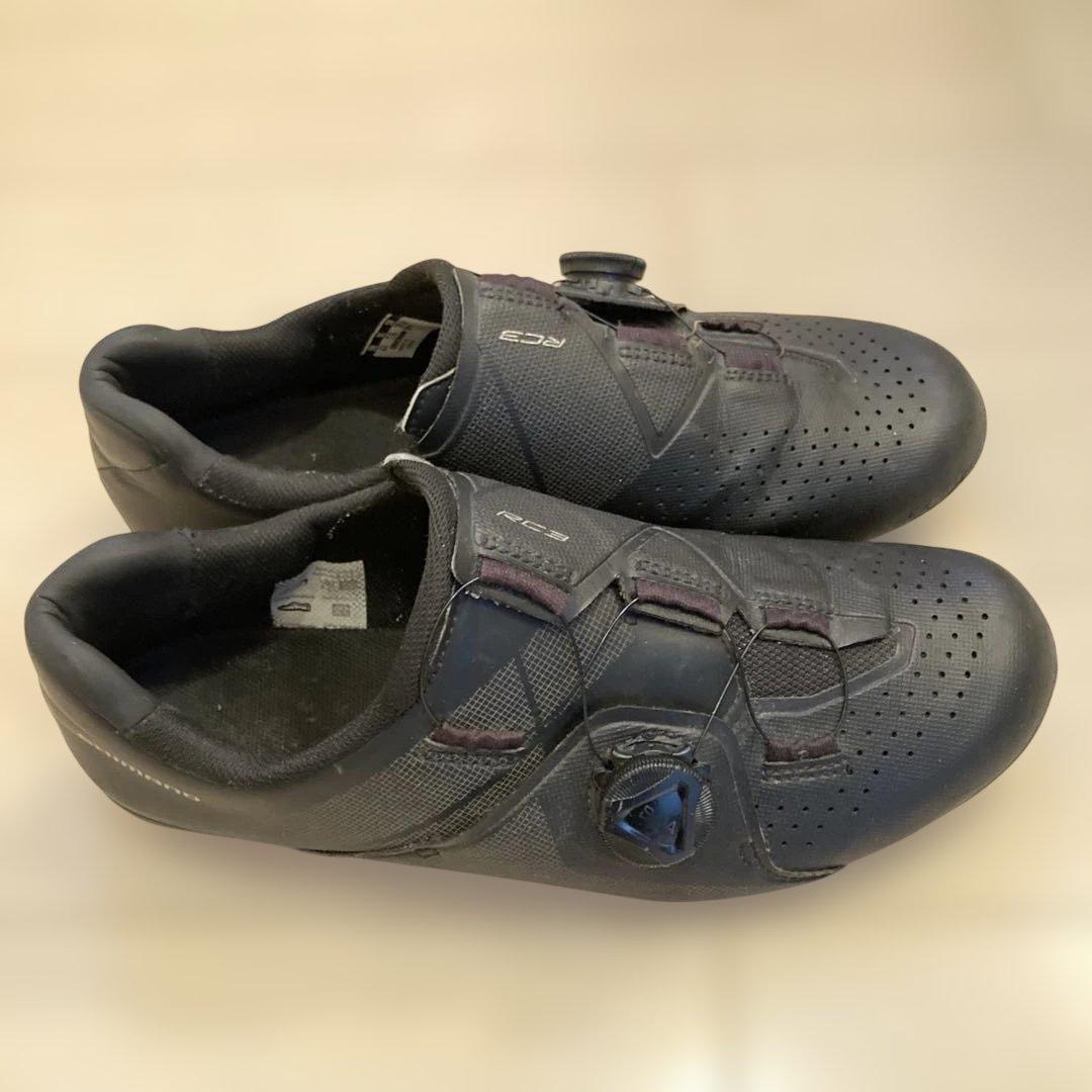 SHIMANO RC3 ブラックシューズ　25.8