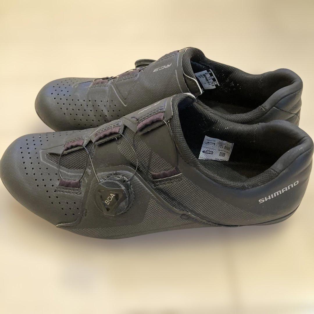 SHIMANO RC3 ブラックシューズ　25.8
