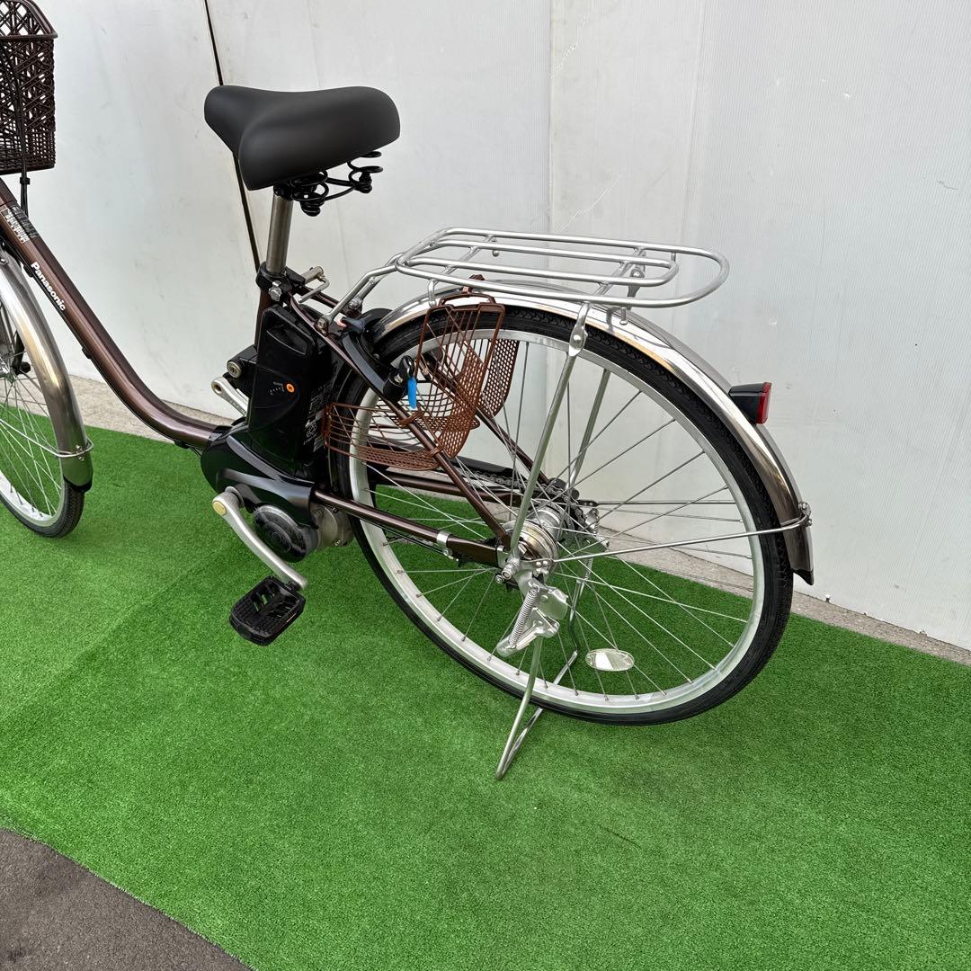 Panasonicパナソニック電動アシスト自転車26インチ8.9Ahブラウン美品