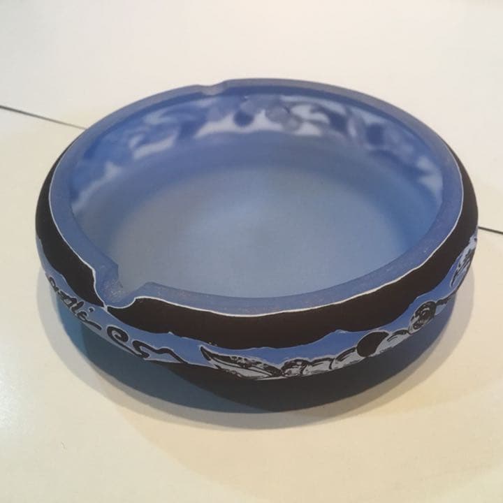 エミール・ガレ 復刻版 ルーマニア製 ハンドメイド 灰皿 小物入れ 花瓶 新品