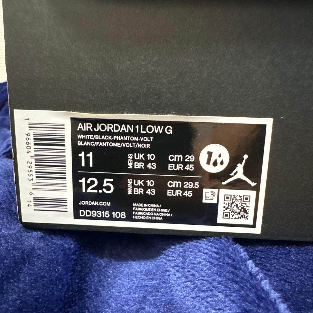 シューズ(男性用) NIKE AIR JORDAN 1 LOW G