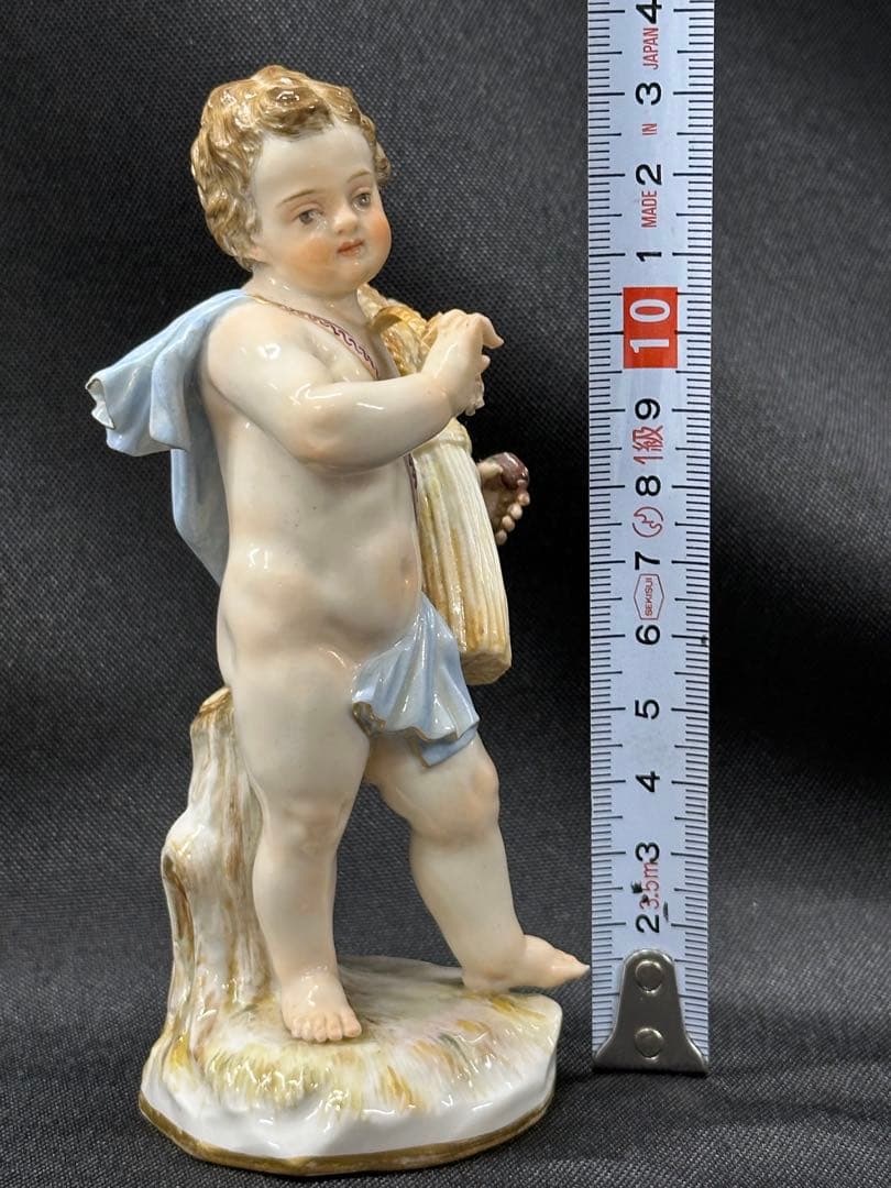 【ダメージ品】meissen マイセン　四季の寓意　夏　フィギュリン　置物