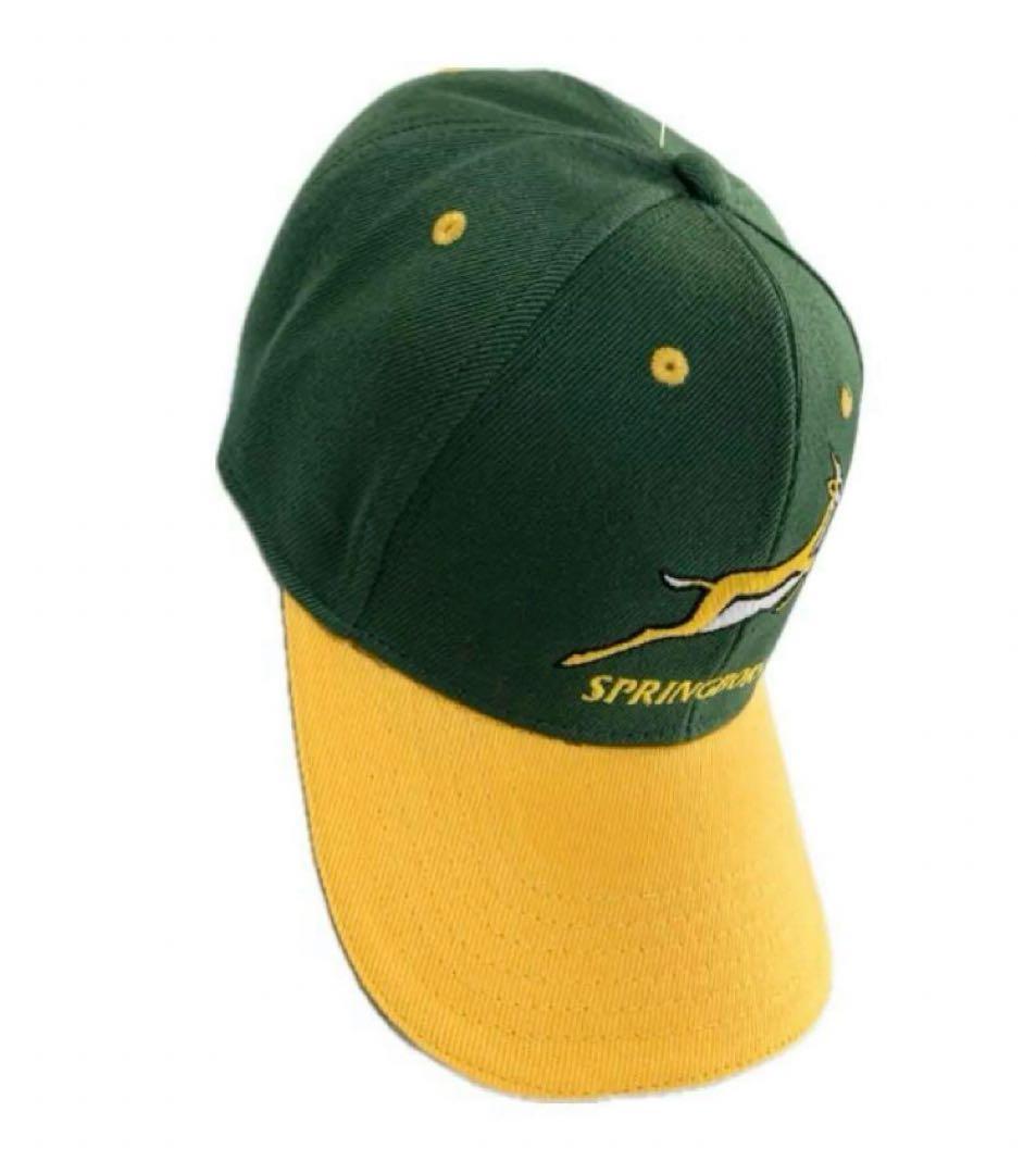 SAラグビー代表「SPRINGBOKS」のキャップ刺繍「黄色」