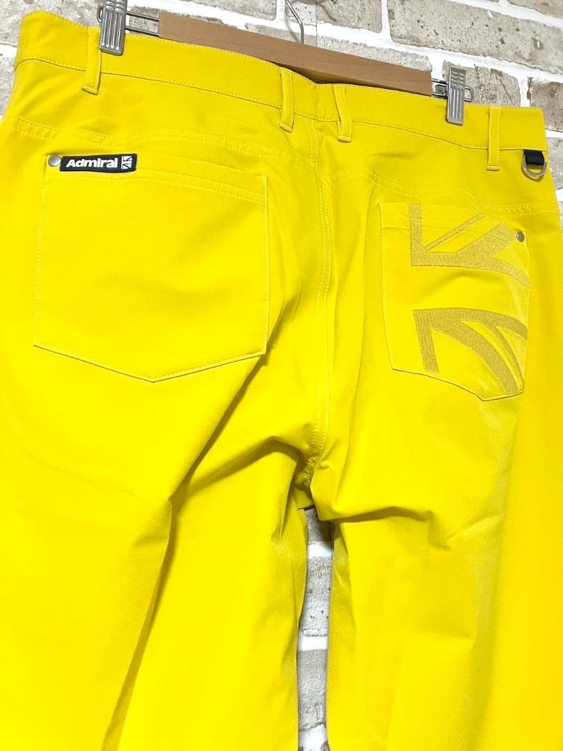 【早い者勝ち❣️】新品 アドミラルゴルフ メンズ ゴルフパンツ XL 黄色