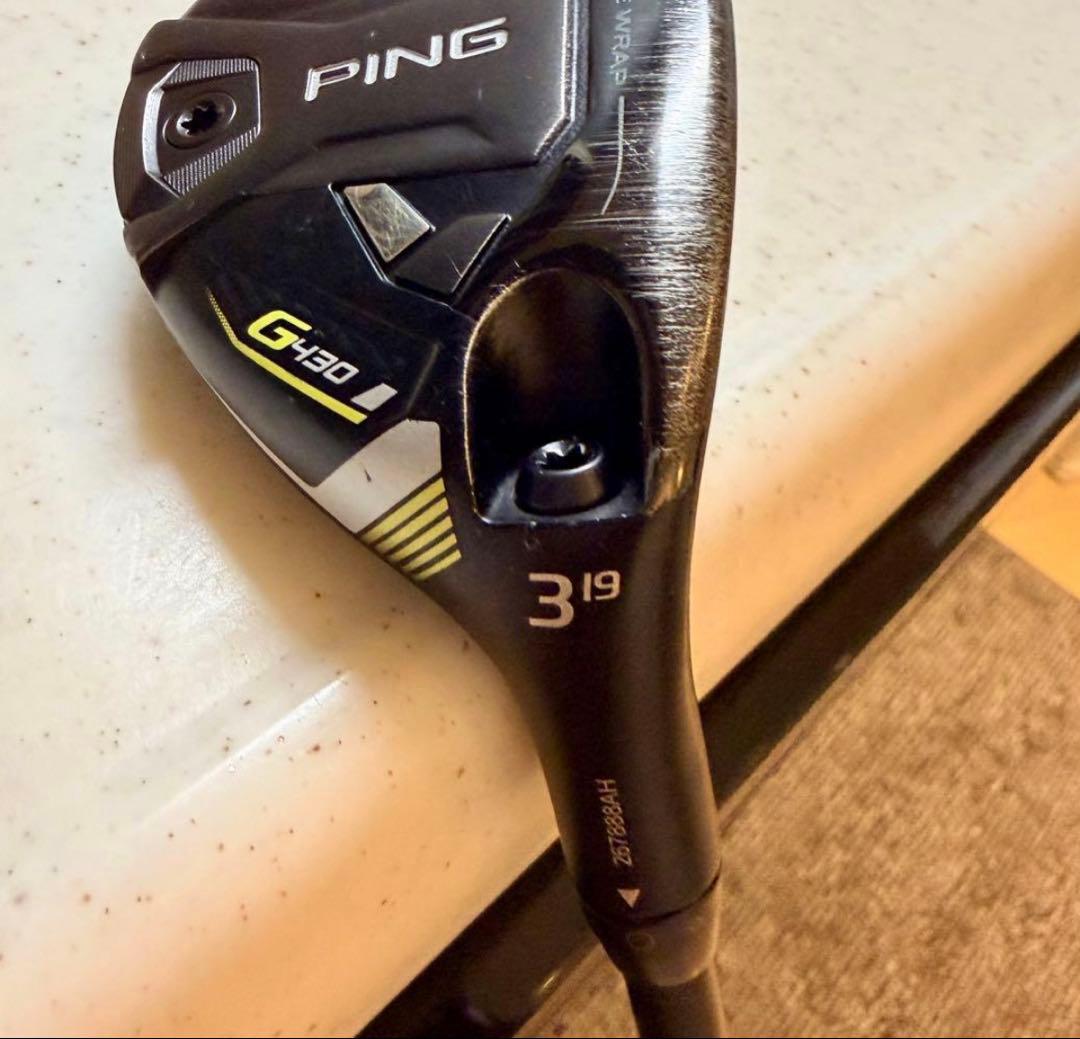 最終値下げ　ぶっ飛び　PING G430 ユーティリティ 19度 ヘッドのみ