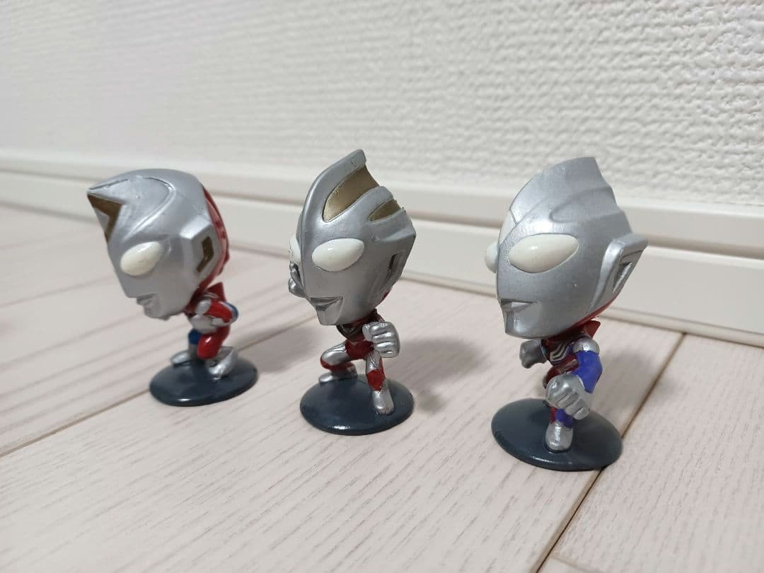 【品薄】ウルトラマン デフォルメ チビフィギュア 3体セット