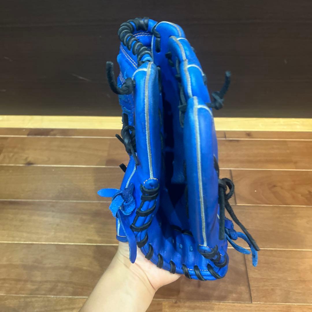 25000円ZETT源田壮亮軟式ブルーグローブ グラブ