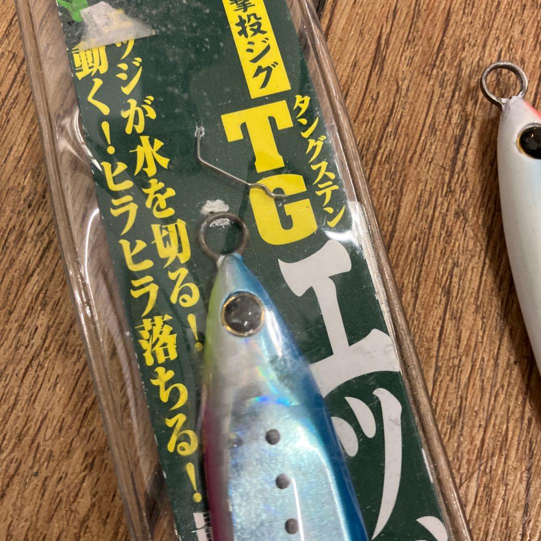 訳有り廃盤品　カルティバ　撃投ジグ　TGエッジ　80g ブルピン　ピンクグロー