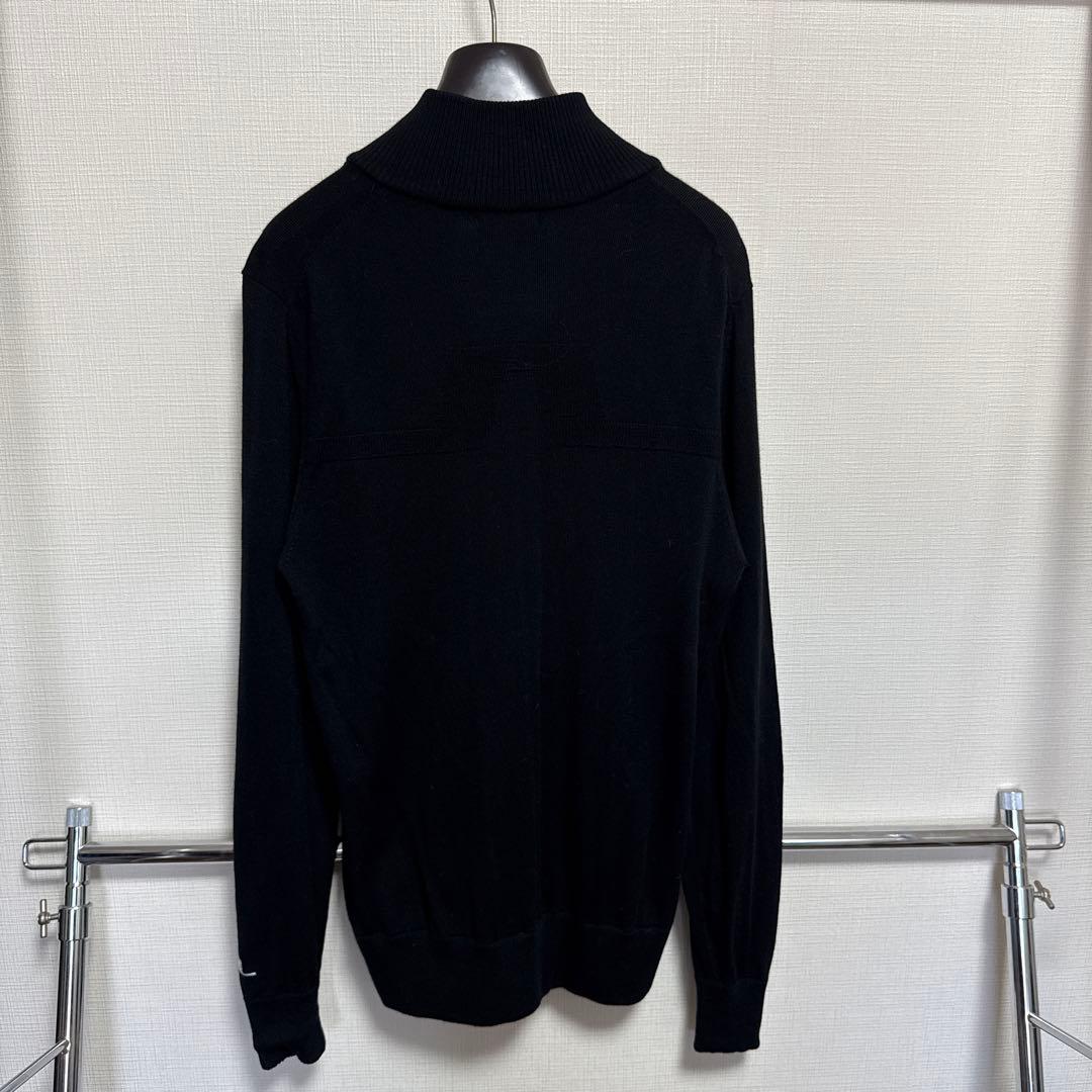 J.LINDEBERG jリンドバーグ 黒ハーフジップセーター 日本サイズL