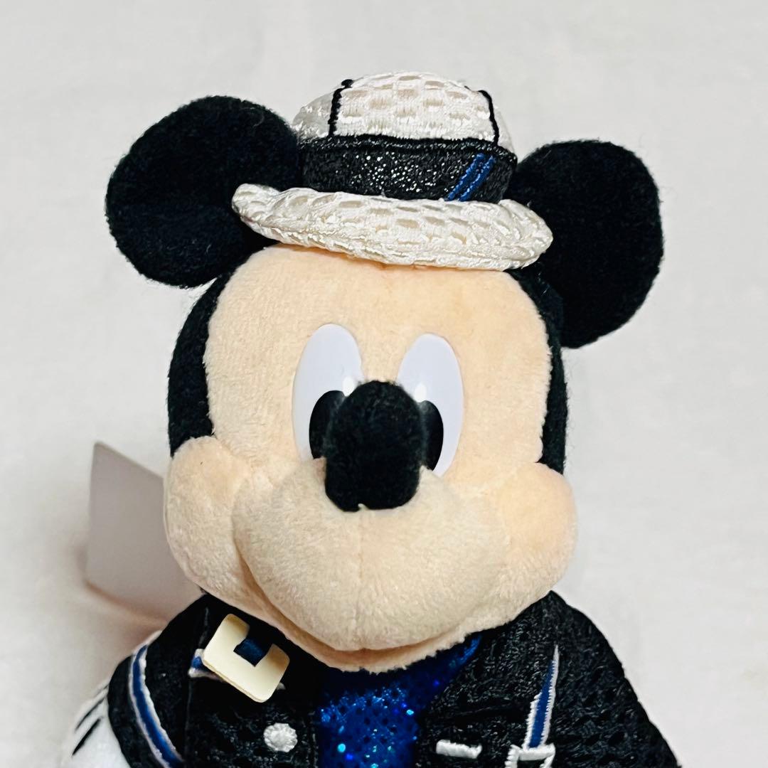 ディズニー　クラブマウスビート　ミッキー　ぬいぐるみバッジ　黒ジャケット