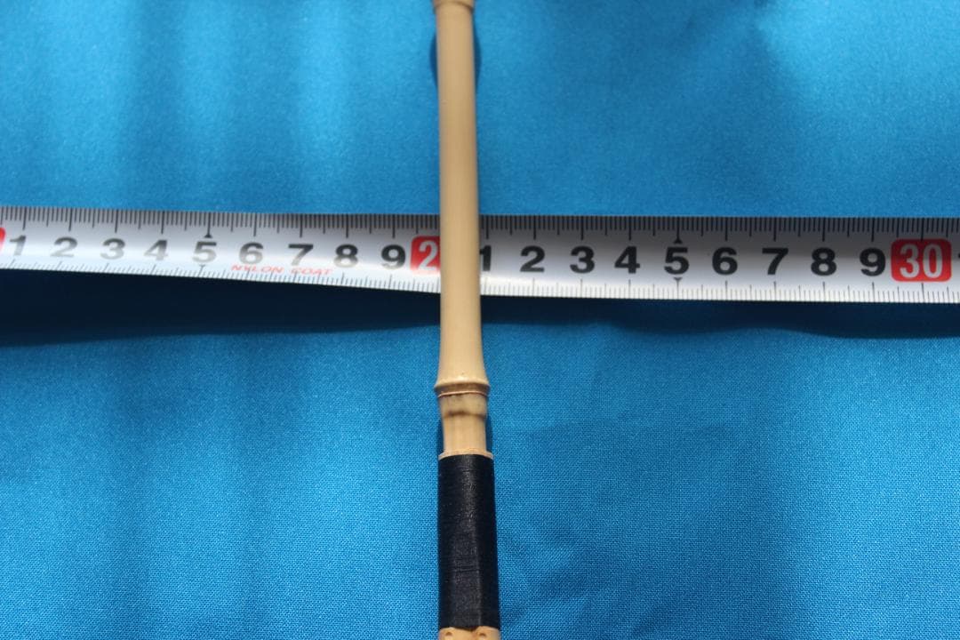 ＲNO82　和竿　3本繋ぎ布袋竹　タナゴ　小魚用竿　半製品　後は色塗りだけで完成