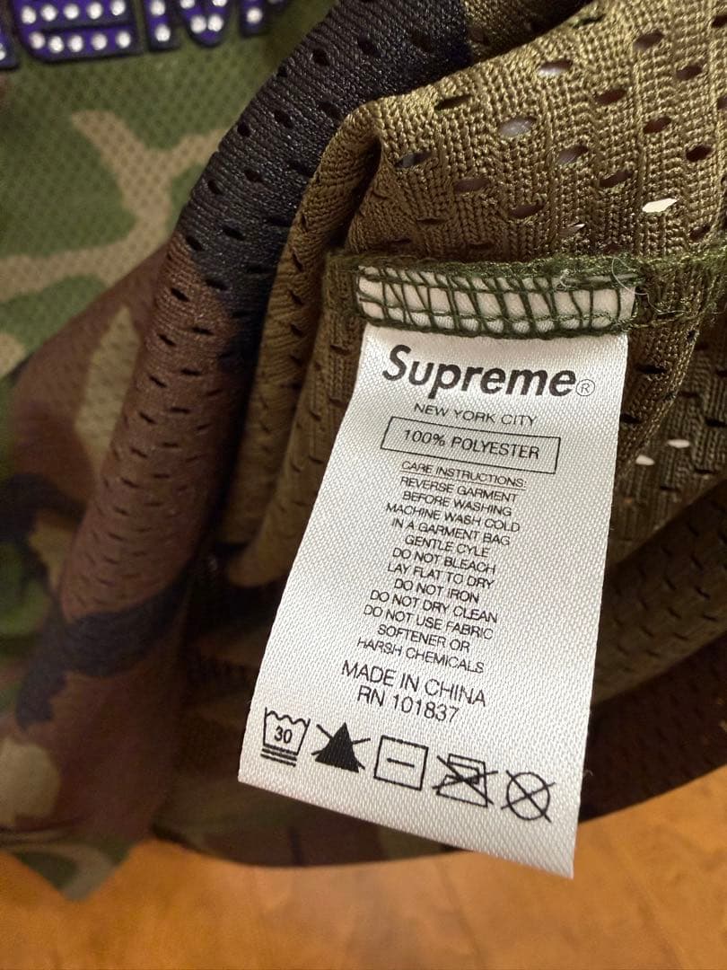 supremeラインストーンタンクトップ極美品