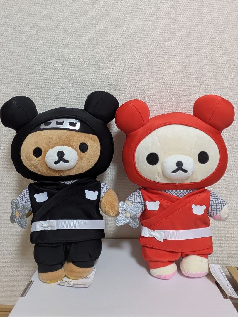 リラックマ くったりぬいぐるみM　忍者 2体　セット