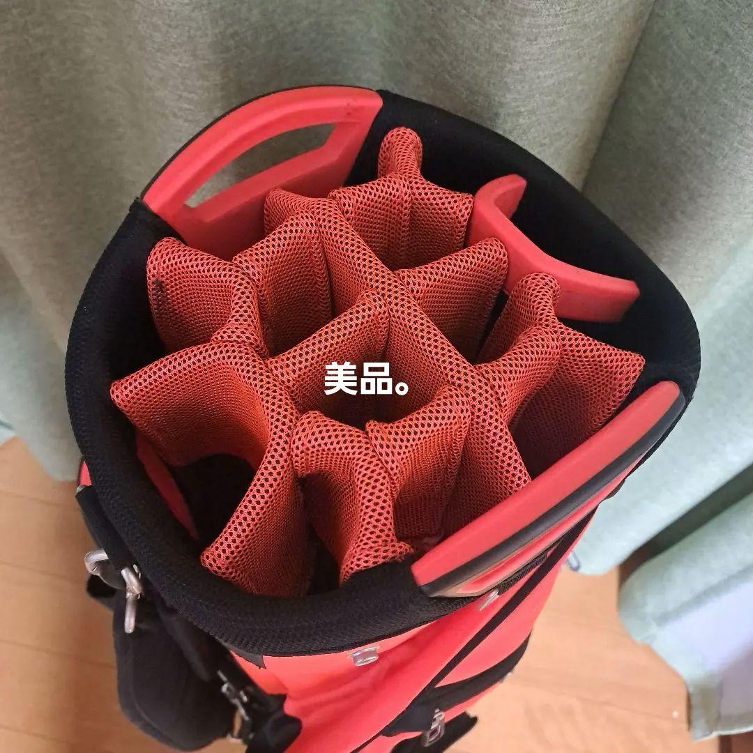 Nike キャディバッグ人気の14分割。フード付き。本体、フード共に美品。