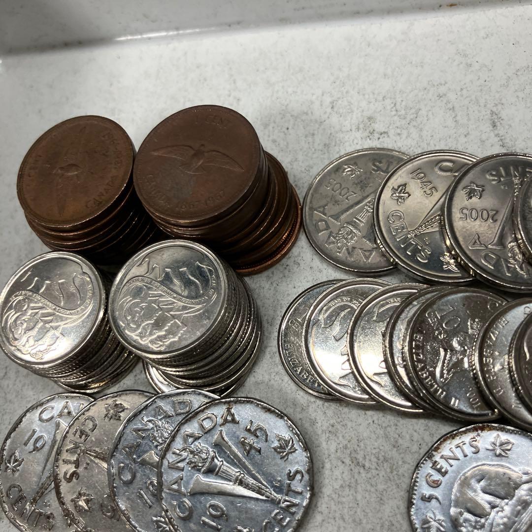 カナダ　1セント　10セント　記念硬貨　ジョージ　エリザベス　5セント　まとめ