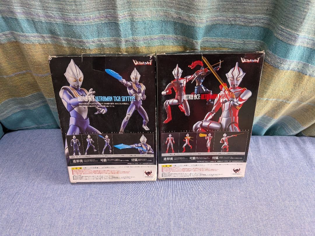 ULTRA-ACT ウルトラマンティガスカイタイプ·ウルトラマンメビウスセット